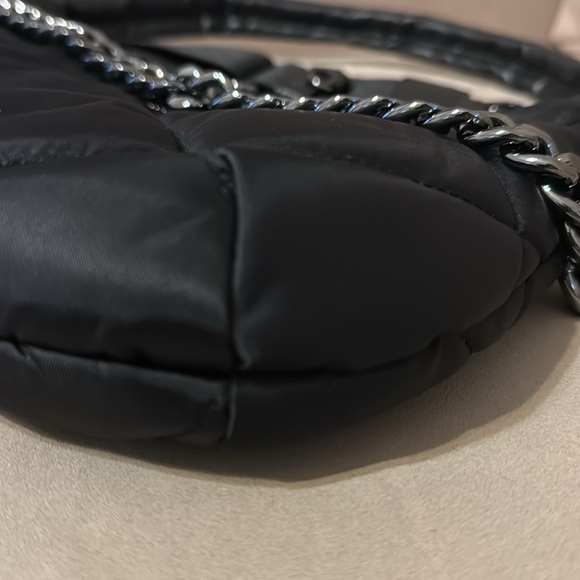 MZ Wallace Small Quilted Bowery Shoulder Bag-Black, EUC - Picture 5 of 12
